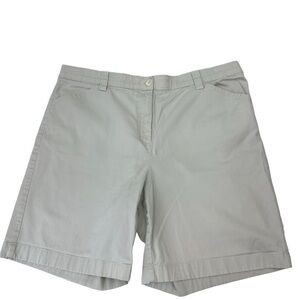 L.L. Bean Women’s Classic Fit Cotton Khaki Light Tan Shorts, size 20